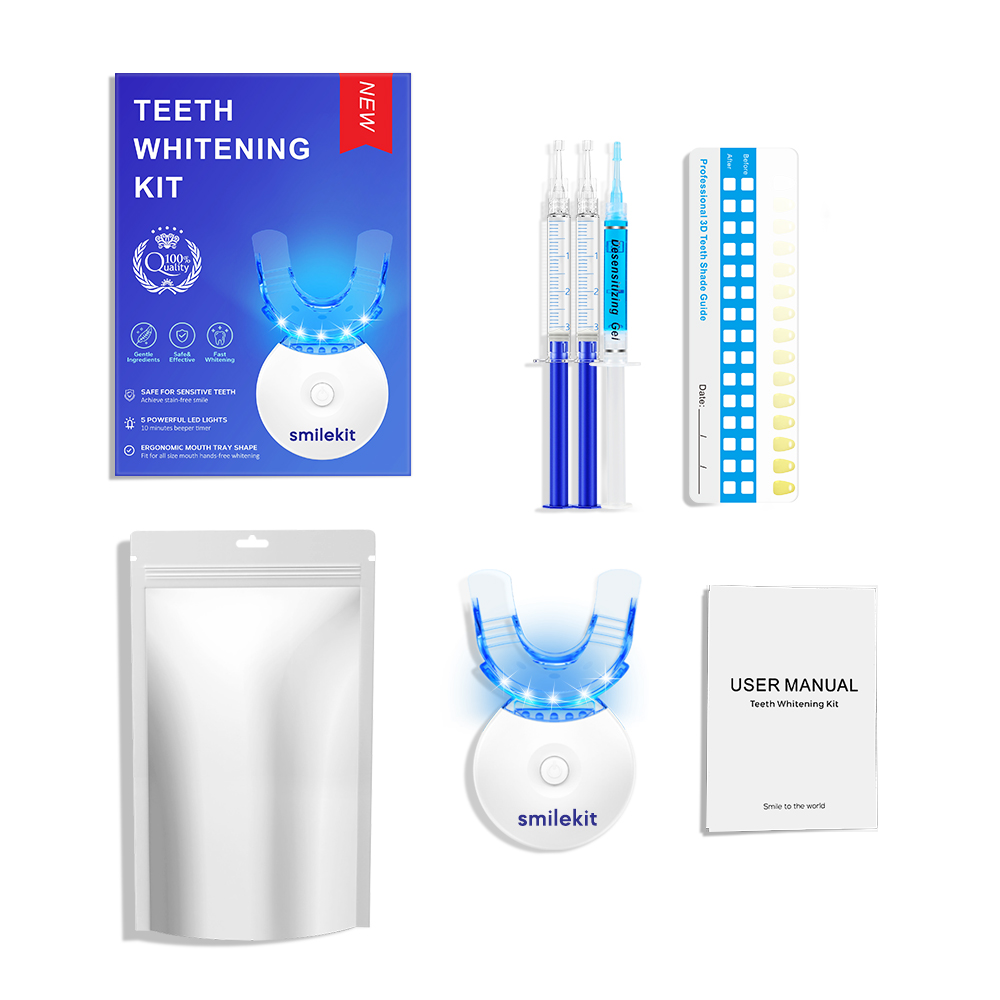 Teeth Whitening Remedies - Teeth Whitening Kit - 5X LED