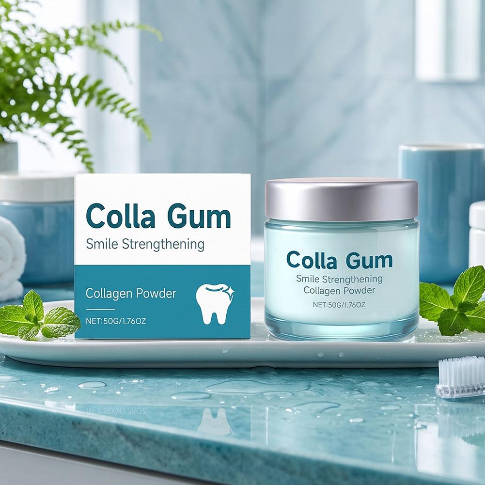 Strengthening Collagen Gum Pow - đánh giá và giá Teeth Whitening Zimba