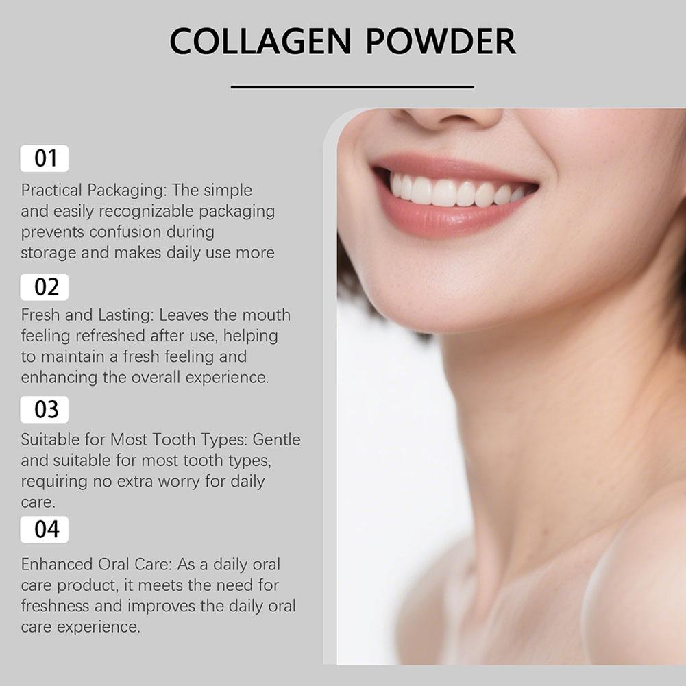 Strengthening Collagen Gum Pow - đánh giá và giá Teeth Whitening Zimba