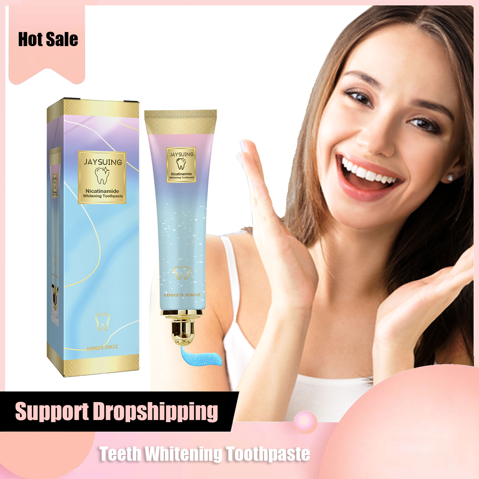 Teeth Whitening Toothpaste Red - đánh giá và giá Teeth Whitening Paste