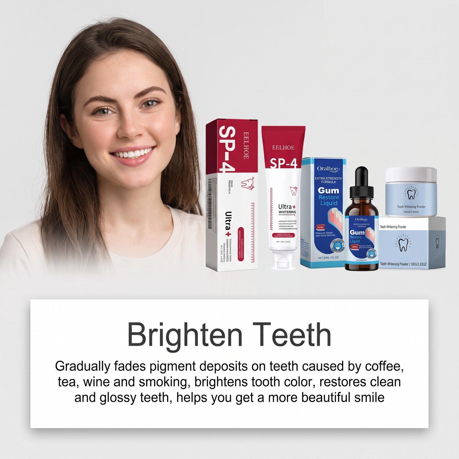 Oral Care Combo Set Whitening  - đánh giá và giá Whitening Mouthwash
