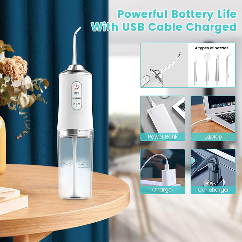 Oral Irrigator Dental Water Je - đánh giá và giá Whitening Mouthwash