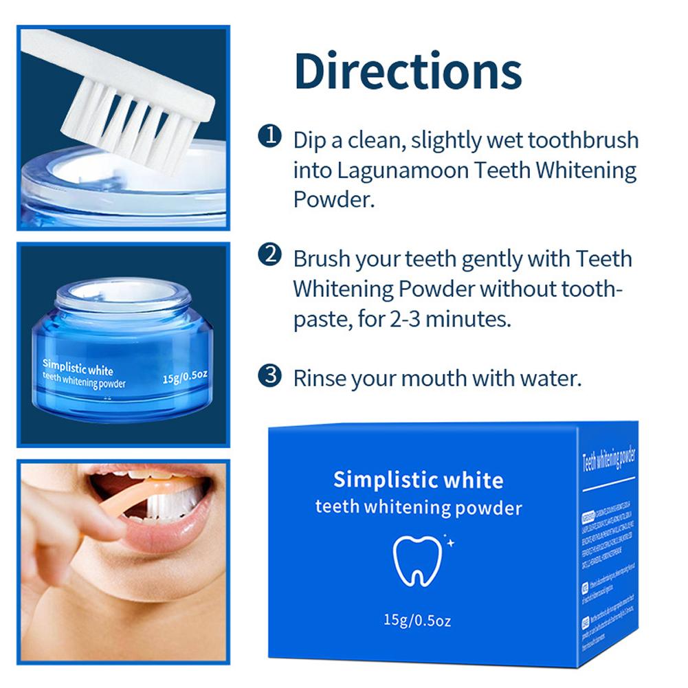 15g Teeth Whitening Powder Pre - đánh giá và giá Teeth Whitening Zimba