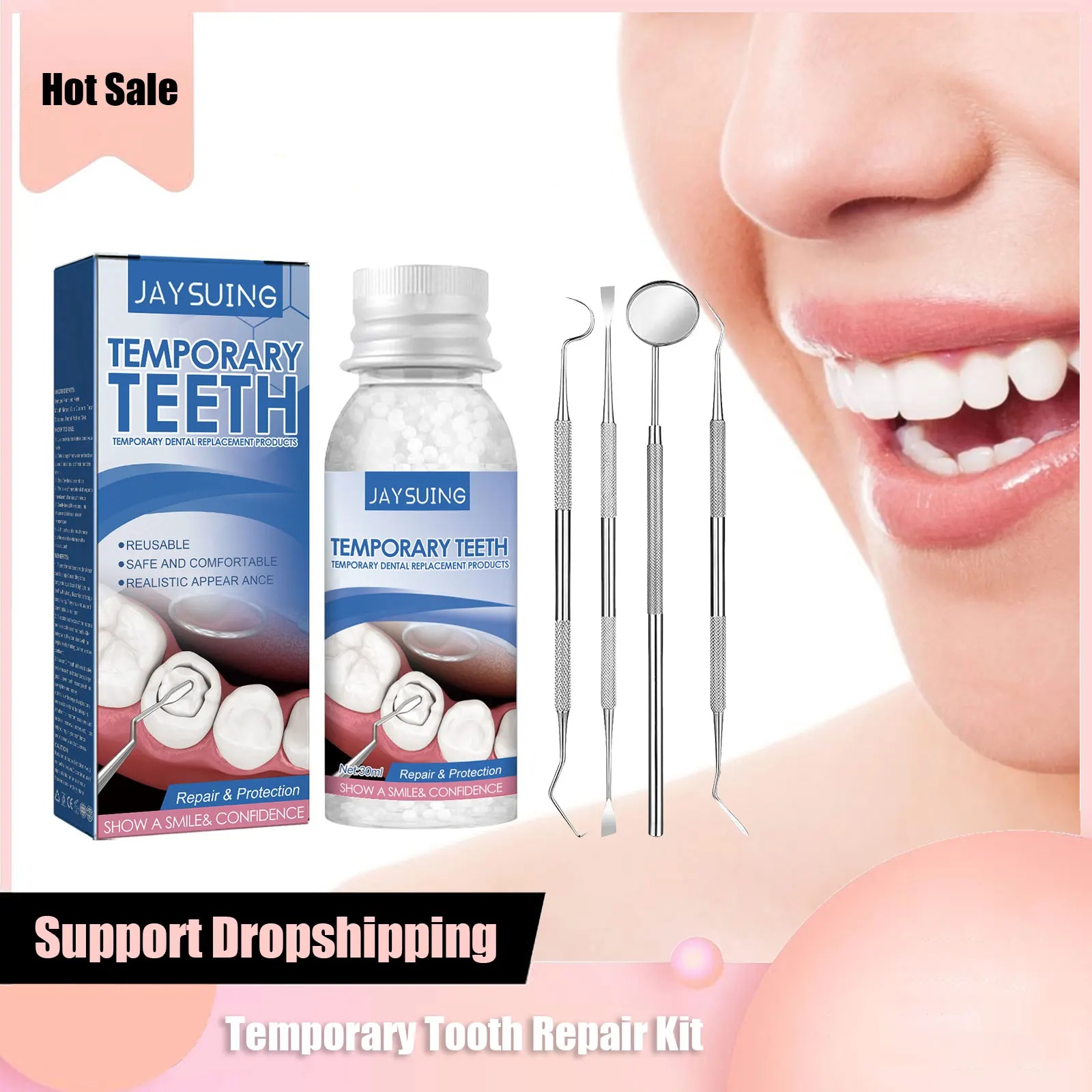 Temporary Tooth Repair Kit Den - đánh giá và giá Teeth Whitening Gels Used By Dentists