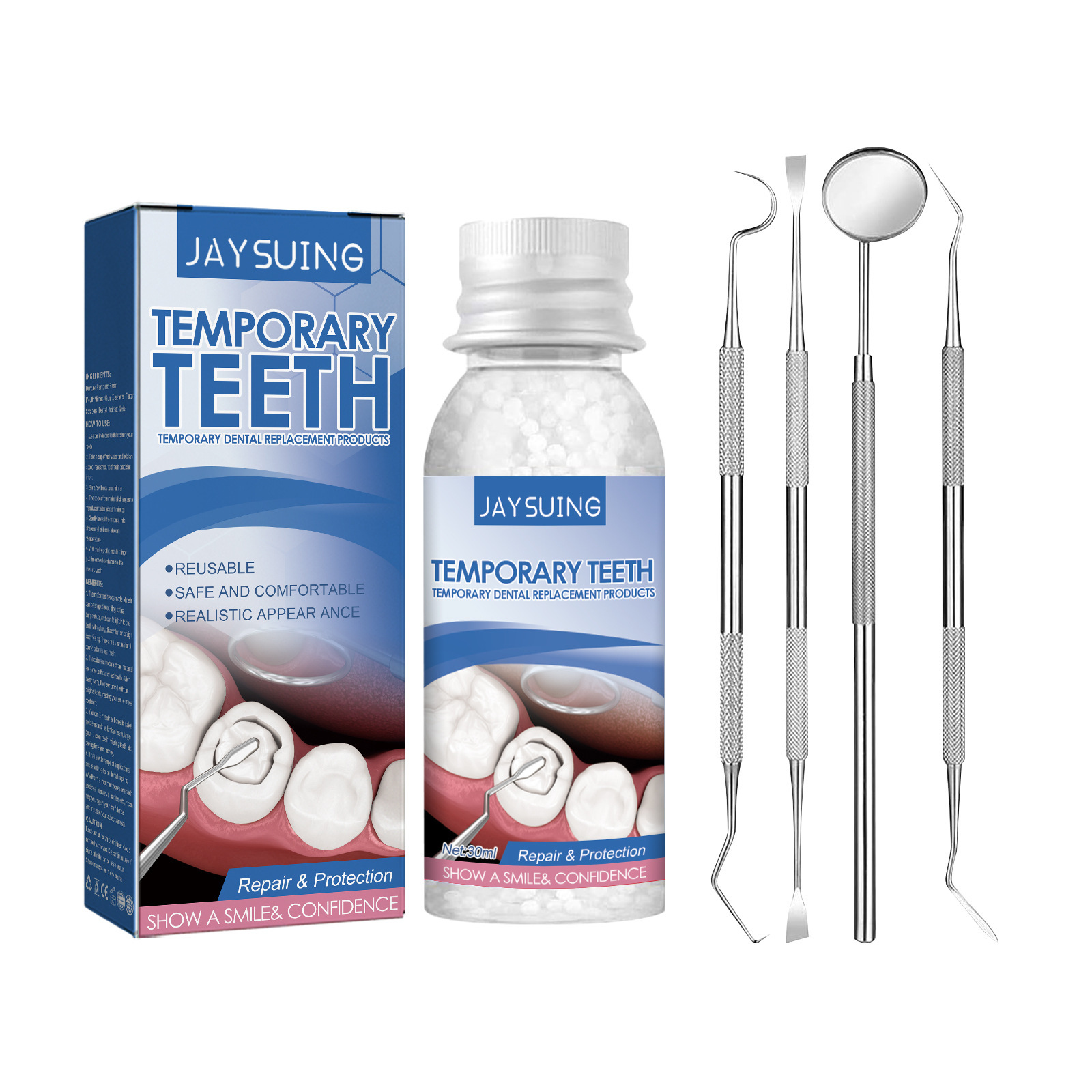 Temporary Tooth Repair Kit Den - đánh giá và giá Teeth Whitening Gels Used By Dentists
