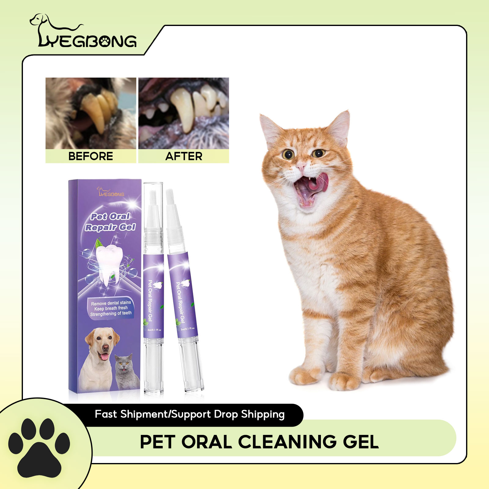 Pet Oral Repair Gel Puppy Tart - đánh giá và giá Teeth Whitening Remedies