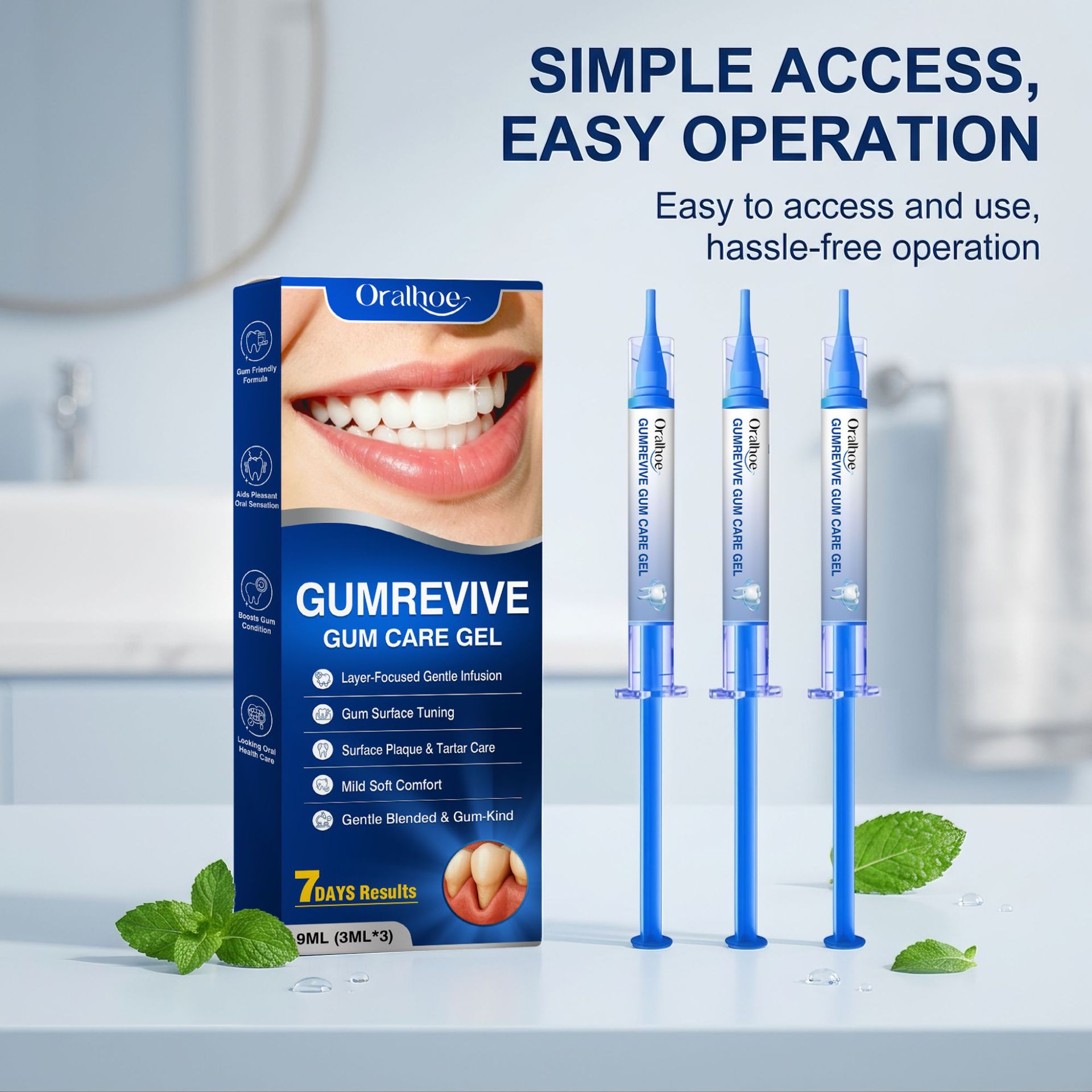 Oral Care Gel 3Pcs Gum Cleanin - đánh giá và giá Teeth Whitening Gels Used By Dentists