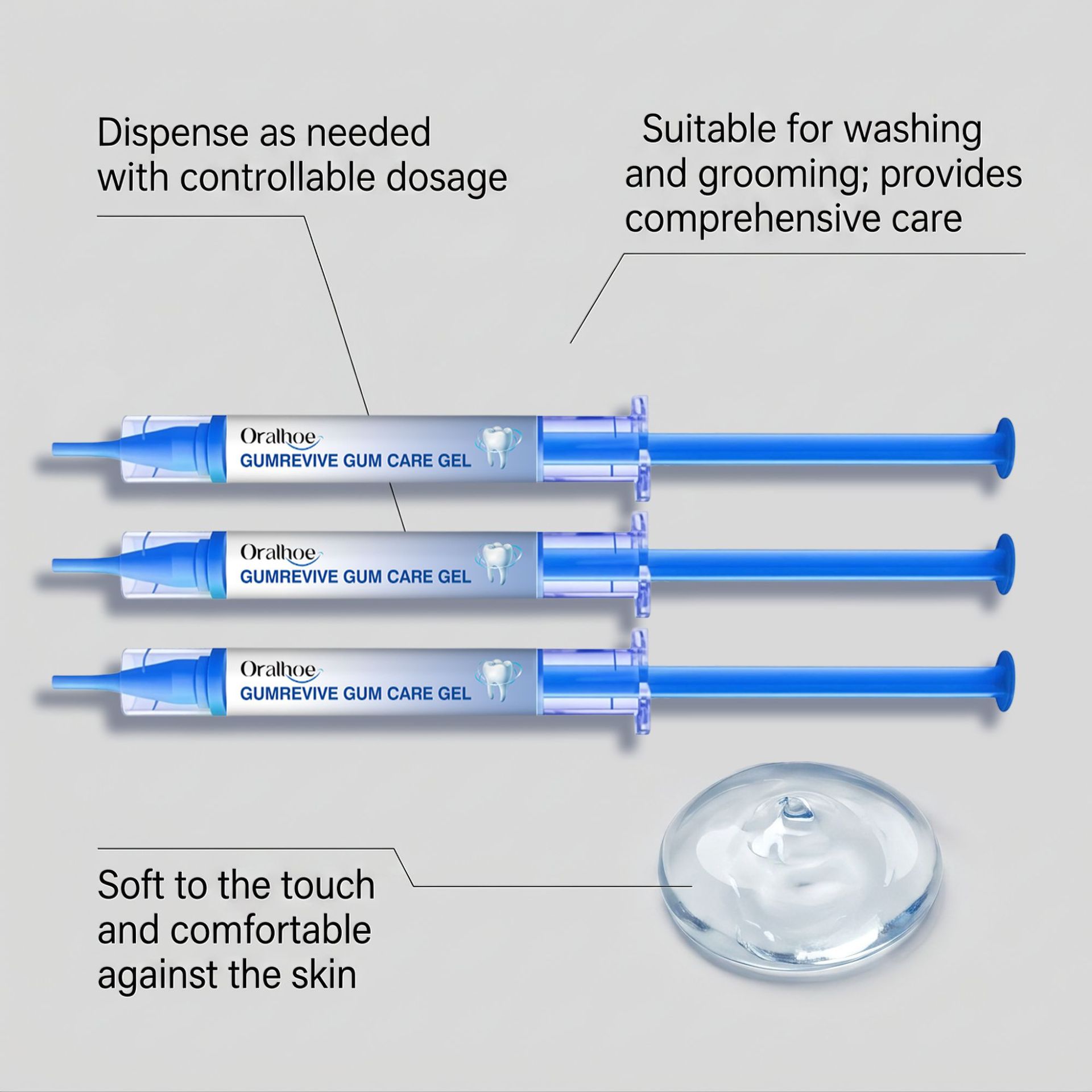 Oral Care Gel 3Pcs Gum Cleanin - đánh giá và giá Teeth Whitening Gels Used By Dentists