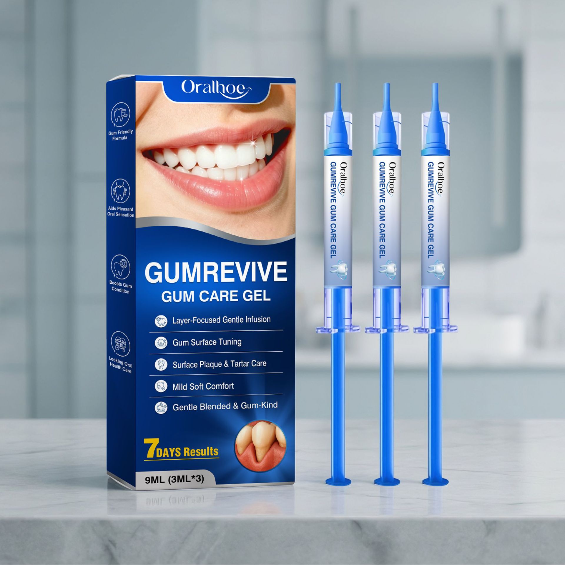 Oral Care Gel 3Pcs Gum Cleanin - đánh giá và giá Teeth Whitening Gels Used By Dentists
