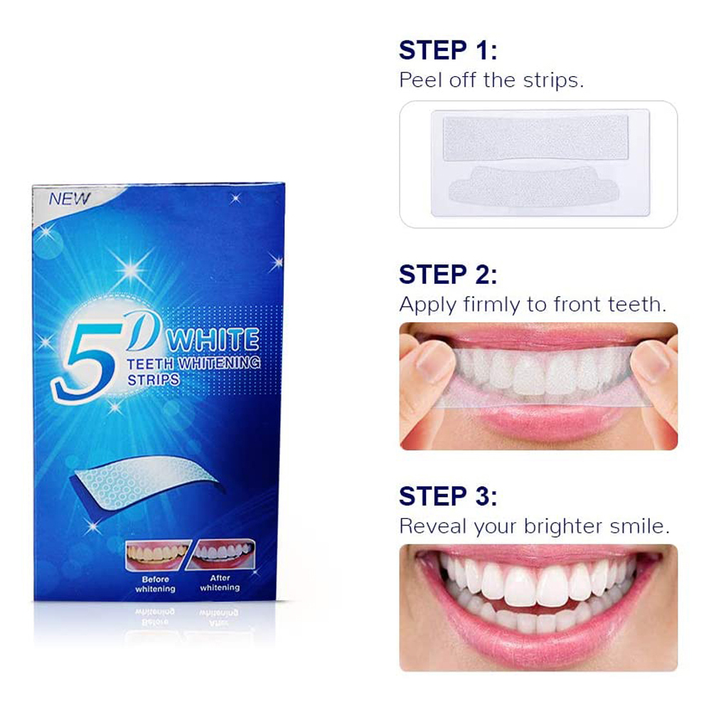 Bộ 7 Đôi Tất 5D Gel Làm Trắng  - đánh giá và giá Teeth Whitening Gels Used By Dentists