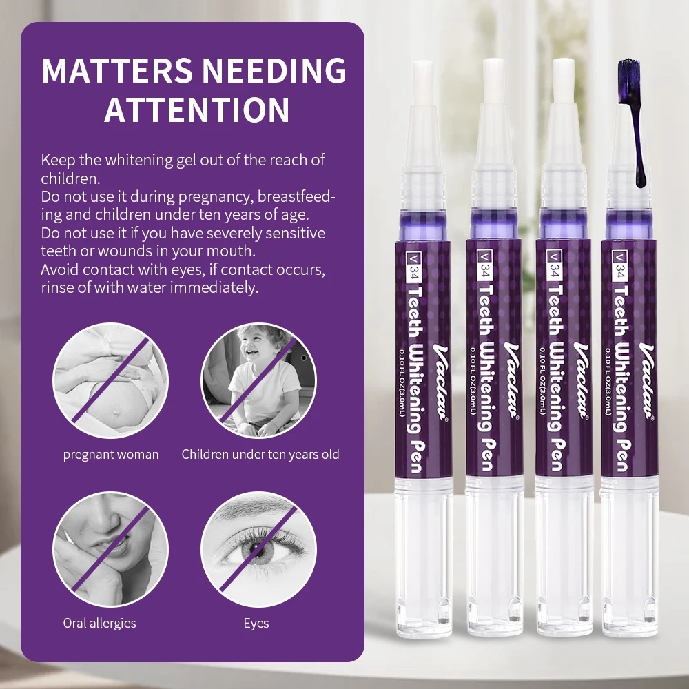 Vaclav V34 Purple teeth whiten - đánh giá và giá Teeth Whitening Remedies